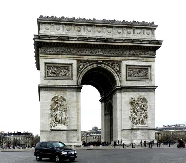 Arch of Triumph nude photos