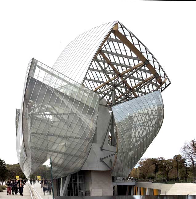 Frank Gehry's Fondation Louis Vuitton sets sail with multicoloured  installation - DesignCurial