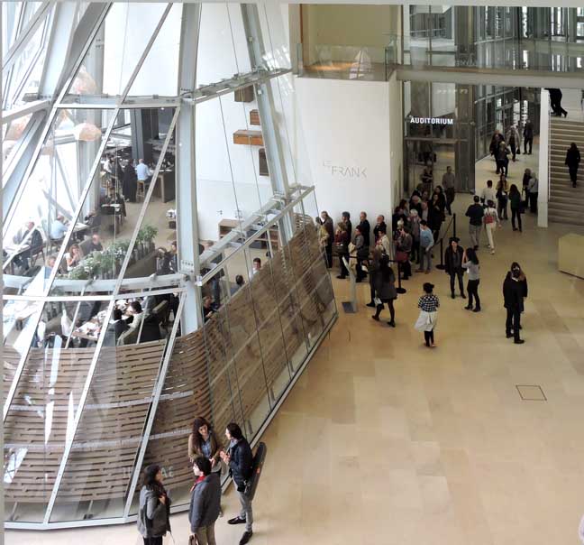 Interior - Fondation Louis Vuitton art museum