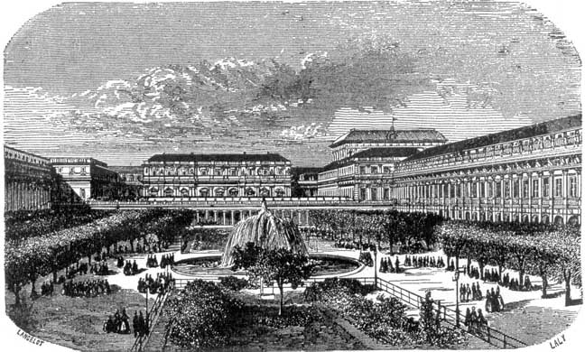 Palais Royal and its gardens - History