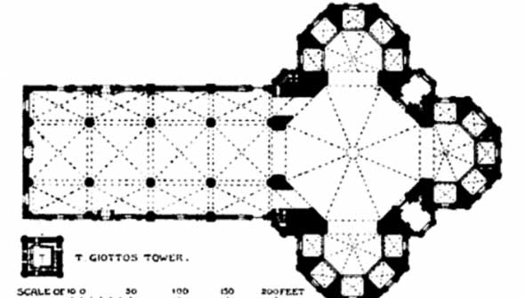  Florence Cathedral Ndecorative Floor Plan Of Santa