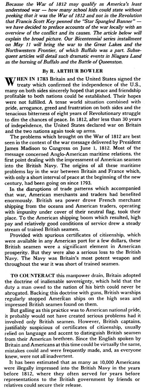 war of 1812 argumentative essay